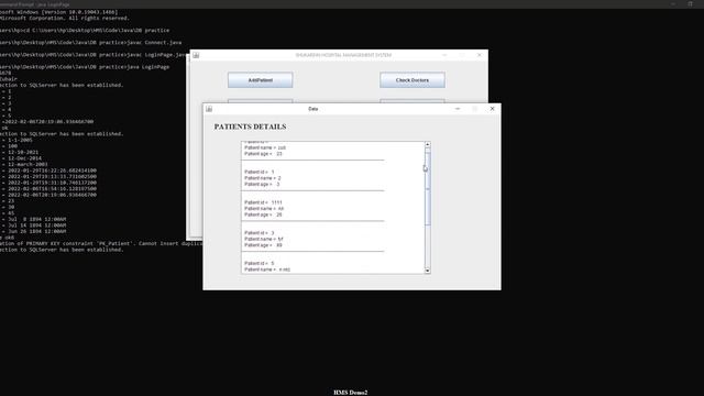 Hospital Management System Using Java and SQL Server Demo смотреть онлайн