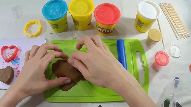 Шоколадные сердечки Плей До Play Doh с разноцветными фруктами смотреть онлайн