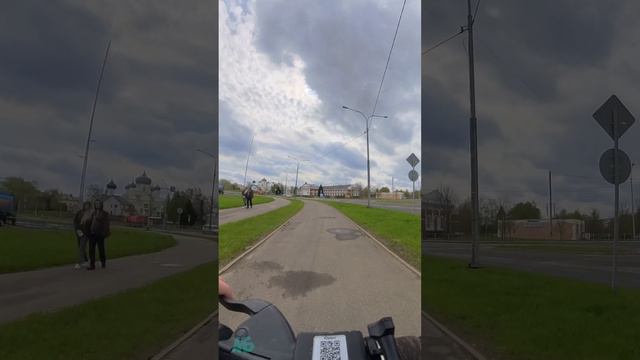 На самокате по Новгороду