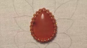Бисероплетение. Урок 3. Оплетение кабошона.