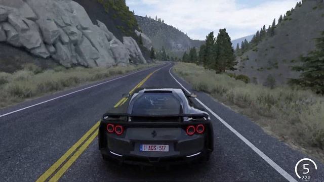 Ferrari 812 N-Largo Sound Exterior смотреть онлайн