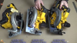 Циркулярные пилы US Dewalt DCS391, DCS570, DCS575 и их производительность