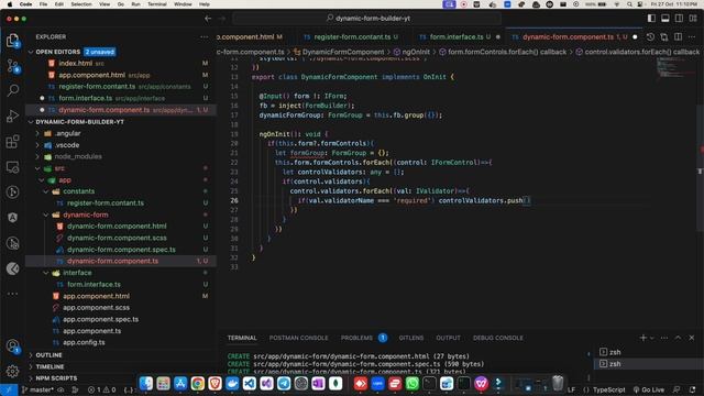 Master Angular Forms: Create Reusable Forms with JSON Constants (Config) | Dynamic Forms in Angular смотреть онлайн