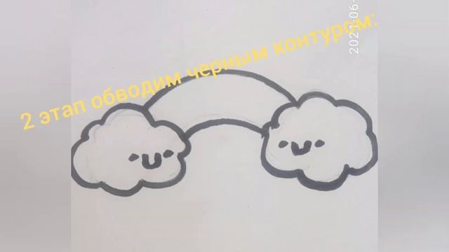 Рисование радуги！1 часть . Рисование стикеров.#Стикеры #Рисование.ART TV смотреть онлайн