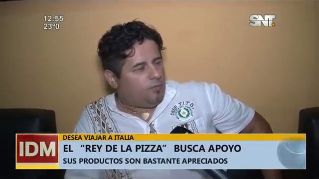'Rey de la Pizza' quiere ir a Italia смотреть онлайн
