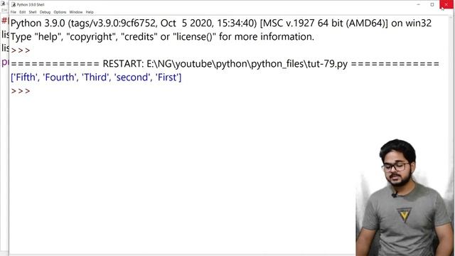 Python List Reverse Method(Hindi) | Tutorial 79 смотреть онлайн