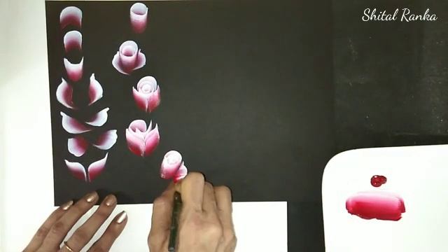 Step by step Floral Art Video | Explanatory Video on Basic Strokes | Easy video for Beginners смотреть онлайн