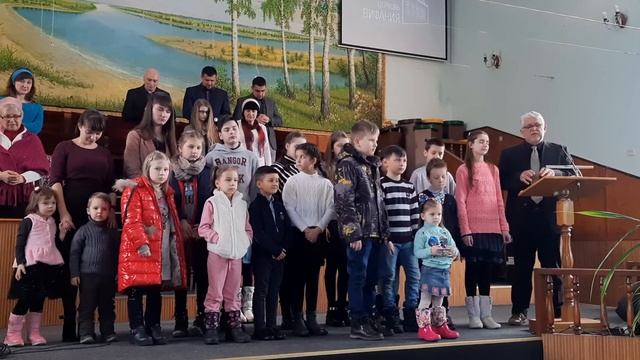 Молитва благословения всех деток воскресной школы, церковь Вифания, Харьков, 14.03.2021 смотреть онлайн