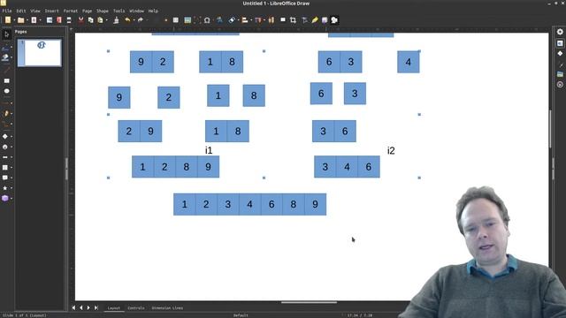 Merge Sort Algorithm - Java example смотреть онлайн