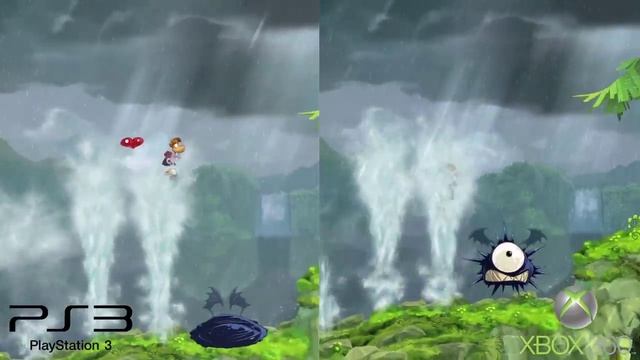 Rayman Origins PS3 vs 360 comparison смотреть онлайн