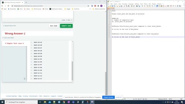 Hackerrank SQL Solutions | SQL Project Planning Hackerrank Medium Problem смотреть онлайн
