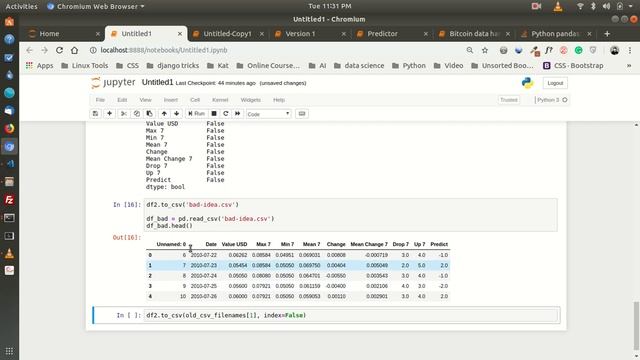 Stock Prediction chapt 4 Removing Nan from Dataframe смотреть онлайн