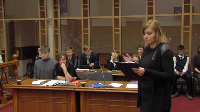 "Урок правосудия" со школьниками и студентами в Челябинском областном суде, 20 ноября 2014 г. смотреть онлайн