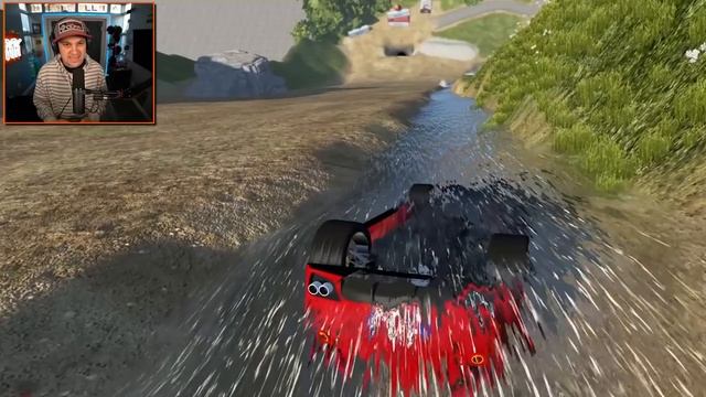 I Drove EXPENSIVE SUPERCARS Off GIANT CLIFFS... | BeamNG Drive смотреть онлайн