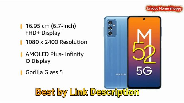Samsung Galaxy M52 5G (Blazing Black, 6GB RAM, 128GB Storage) Latest Snapdragon 778G 5G | Review смотреть онлайн