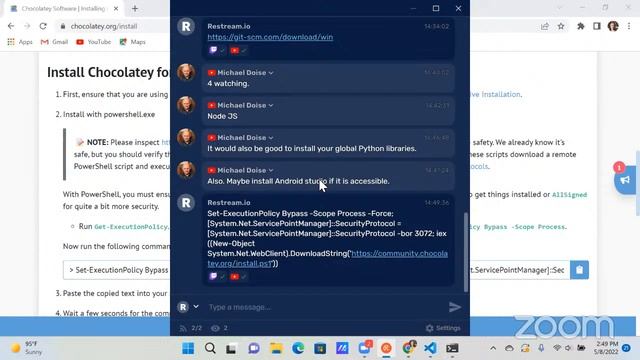 How I Setup a Windows Dev Environment As A blind Developer(Live)? смотреть онлайн