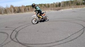 жесткая погоня ДПС за питбайкерами