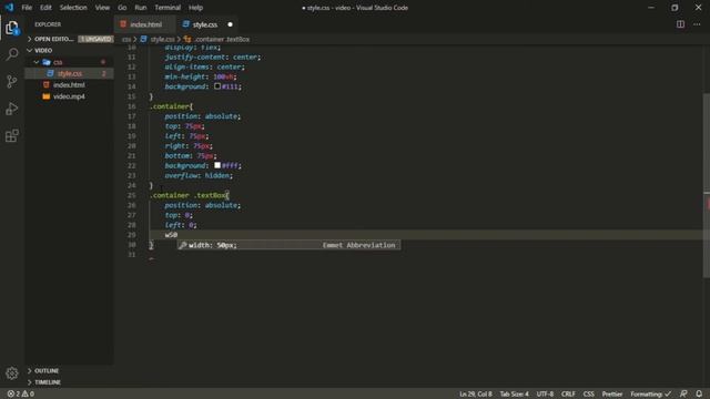 HTML5 & CSS3: Наложение текста на видео смотреть онлайн