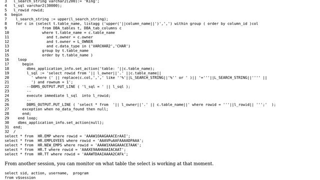 Databases: Searching Oracle tables for particular values (2 Solutions!!) смотреть онлайн