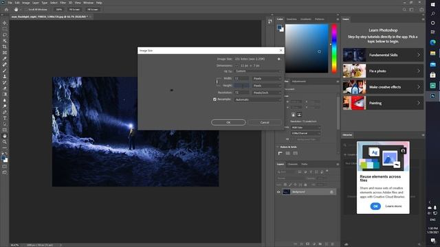 How to Resize Pictures in Adobe Photoshop смотреть онлайн