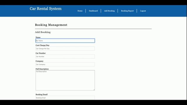 Python Django and MySQL Project on Car Rental System смотреть онлайн
