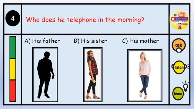 Listening Exercise with answers + PDF - Level A - Easy English Lesson смотреть онлайн