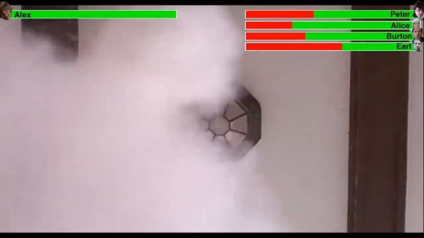 Home Alone 3 Final Battle with healthbars