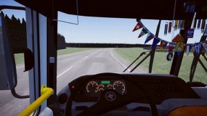 ПАЗ 32054 с новой приборкой в Proton Bus Simulator, карта Motor Depot