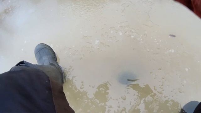 Рыбалка в лужах в марте.Ловля плотвы , голавля и густеры. смотреть онлайн