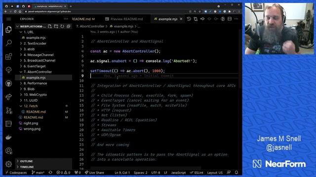 Aligning Node.js with the Web Platform - James M Snell, NearForm смотреть онлайн