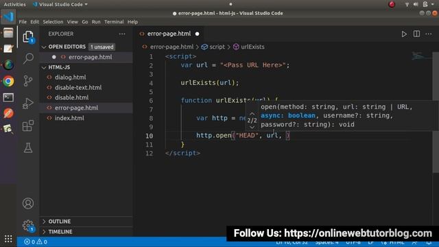 How To Check Error Page 404 in JavaScript | XmlHttpRequest To Check Page Not Found Error in Website смотреть онлайн