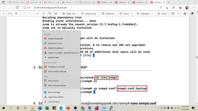 XII. Monitoring jaringan dengan cacti. смотреть онлайн
