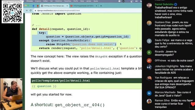 Programando em Python - Configurando templates no FRONTEND Django 4.2 - AO VIVO - LIVE CODING смотреть онлайн