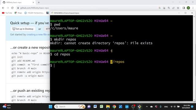 Basic Git Repo Creation on Windows смотреть онлайн