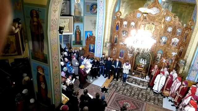 Коляда в Херсонской церкви смотреть онлайн