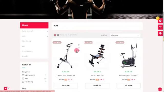 Bos Gym Gear - Amazing Gym & Fitness PrestaShop Theme - Leotheme смотреть онлайн