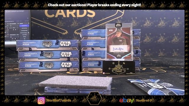 2023 Topps Star Wars Chrome Black 1X Case Character Break #4 - Nov 3rd смотреть онлайн