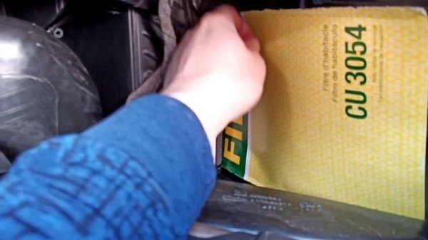 Установка салонного фильтра Опель Астра Н (Opel Astra H)