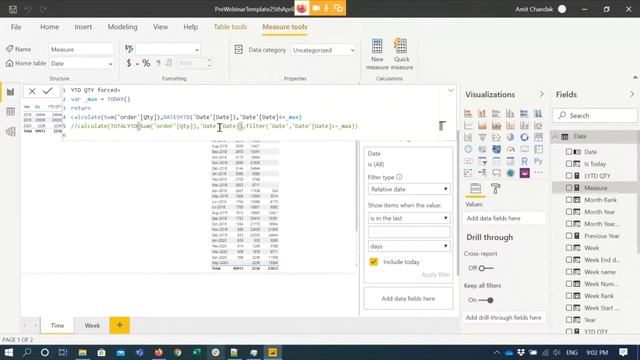 PowerBI Time Intelligence, Calendar, WTD, YTD, LYTD. Week Over Week, Use Rank for Time Intelligence смотреть онлайн