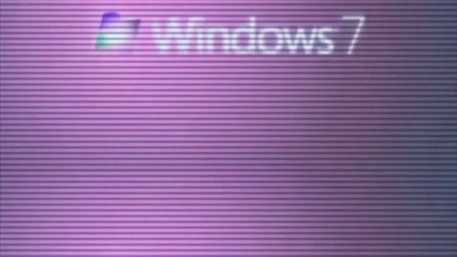 Windows 7 animation in Old TV смотреть онлайн