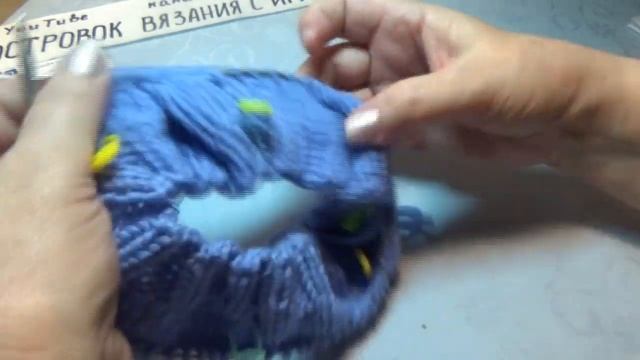 Шапка спицами с косами_ Шапка для взрослых_ Мастер класс #696 смотреть онлайн