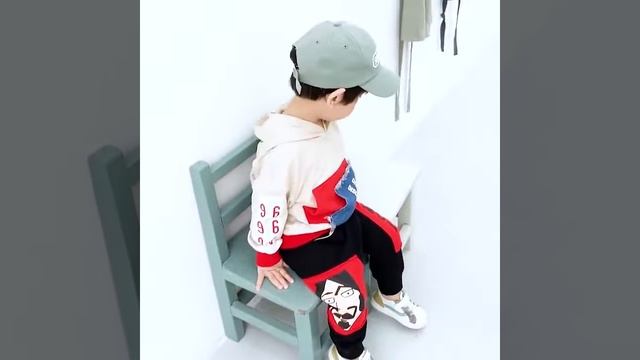 Autumn Children Casual Clothes Suits Baby Boy Girls Fashion HoodiesT Shirt Cartoon Pants 2Pcs/sets смотреть онлайн