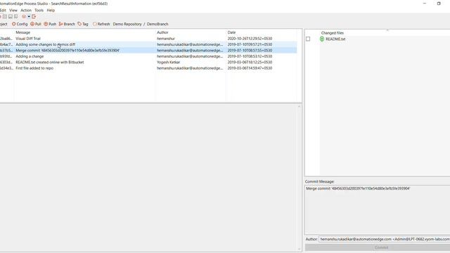 AutomationEdge: Using GIT version control in Process Studio смотреть онлайн