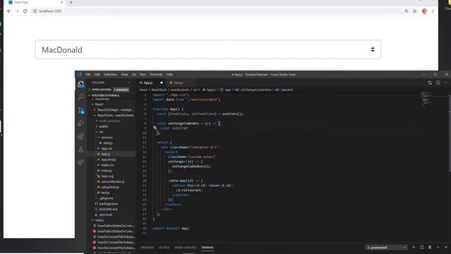How To Bind State with Select Option (Combo Box) with Object on REACT Hook Component смотреть онлайн
