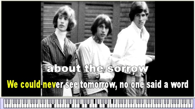 Bee Gees-"How Can You Mend A Broken Heart" (Karaoke with lyrics & piano chords) смотреть онлайн