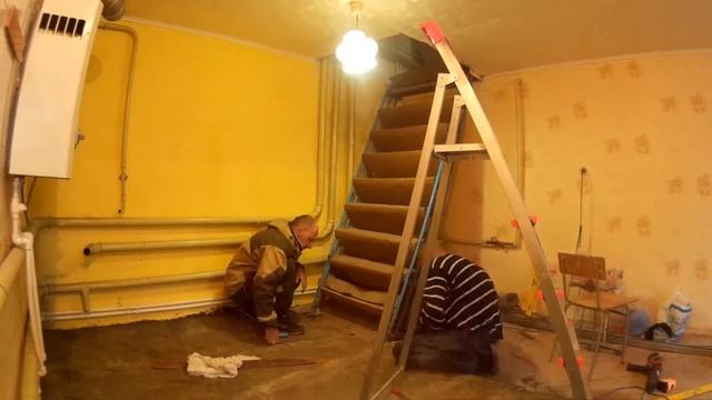 Демонтируем лестницу смотреть онлайн