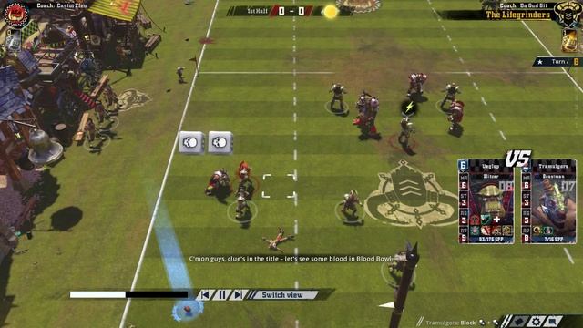 My luckiest touchdown to date - Blood Bowl 2 смотреть онлайн