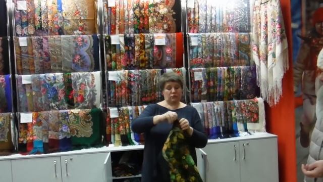 Павловопосадские платки. Супер продавец!