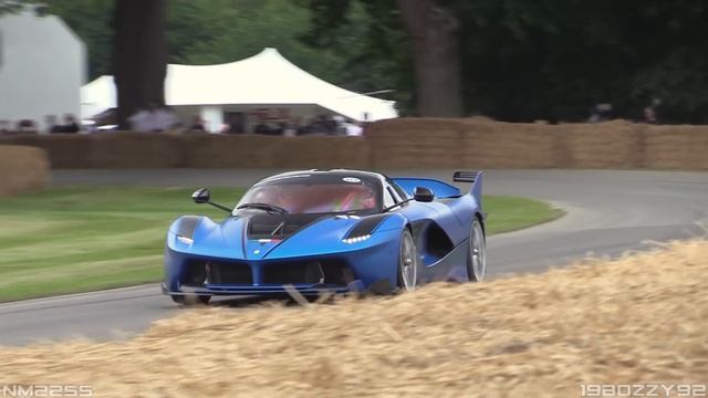 Ferrari 70th Anniversary Special at Goodwood - 333SP, F40 LM, 250 GTO, 330 P4, F1 V12 & More!! смотреть онлайн
