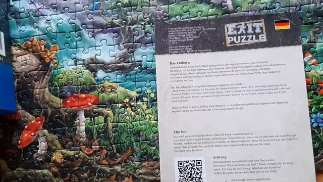 Exit Puzzle *Das Einhorn*von Ravensburger !Achtung! SPOILER смотреть онлайн